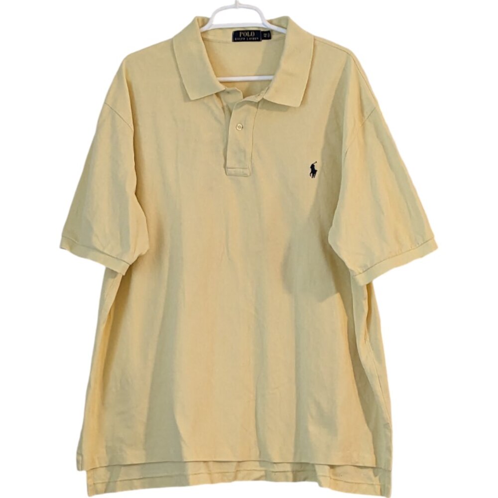 Big & Tall Iconic Mesh Polo Shirt - size 2XB -Pre-Owned